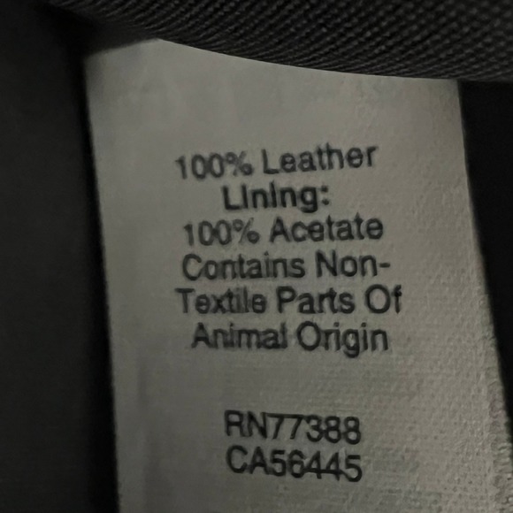 Madewell Washed Leather Moto Jacket Womens XS – Black / Charcoal Gray – NWT $498 - Picture 13 of 13